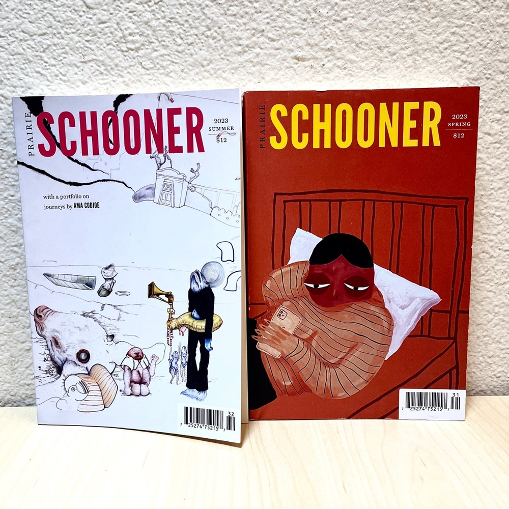 Prairie Schooner 2 Issues Spring & Summer 2003. Cool!! New.